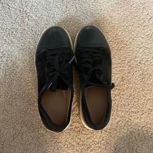 Calson black suede sneakers